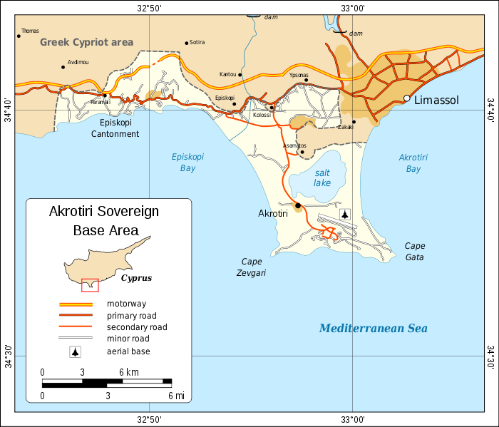 Dhekelia map